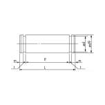 SMC CDG1BN32-150Z. C(D)G1-Z, Druckluftzylinder, doppeltwirkend, Standardkolbenstange