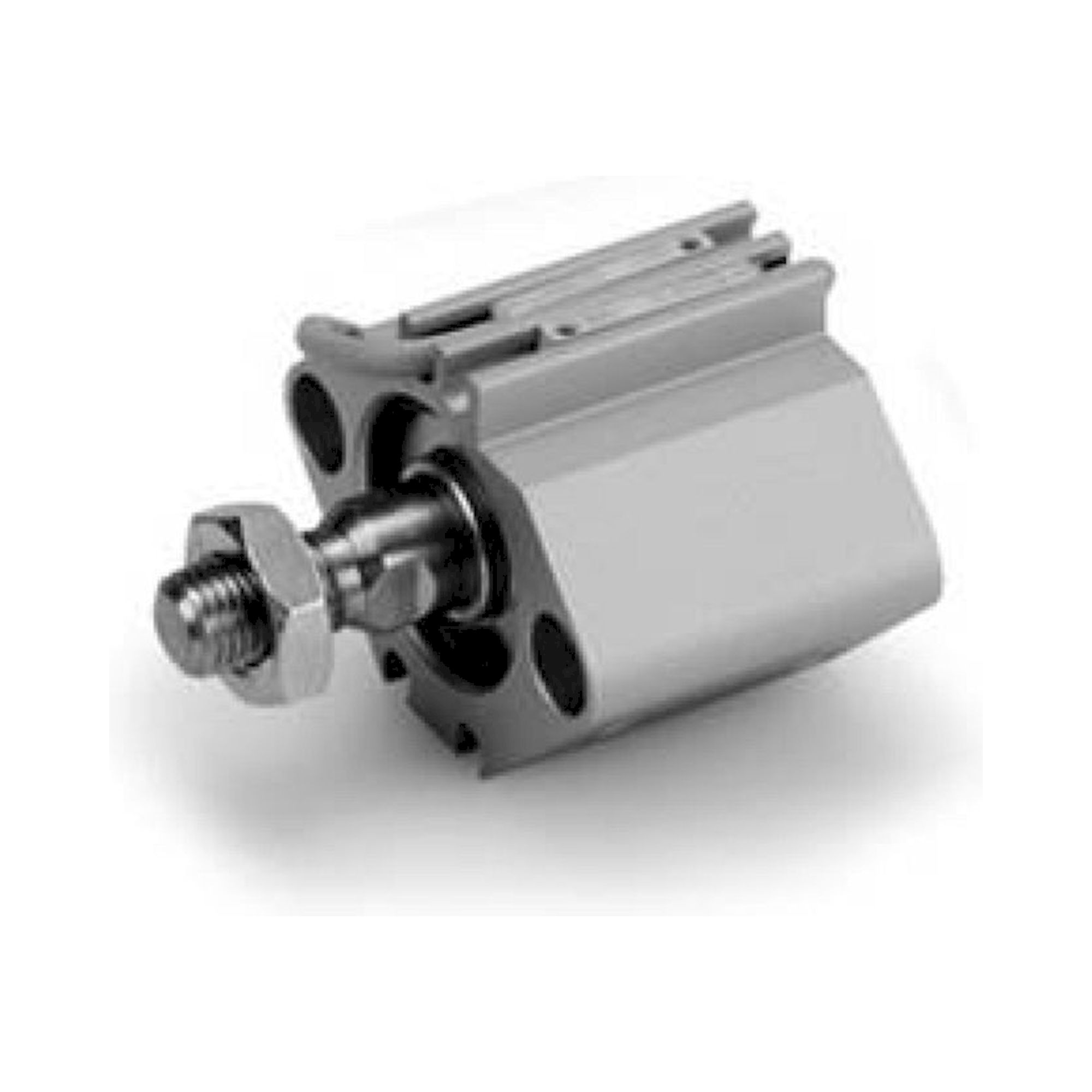 SMC CDQ2D16-20DZ. C(D)Q2, Compact Cylinder, Double Acting, Single Rod w/Auto Switch Mounting Groove