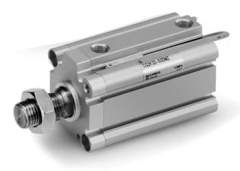 SMC CDQ2BS100-25DCMZ. C(D)Q2*S, Kompaktzylinder, doppeltwirkend, einseitige Kolbenstange, verstärkte Ausführung gegen Seitenkräfte