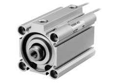 SMC CDQ2BS100-100DCMZ. C(D)Q2*S, Kompaktzylinder, doppeltwirkend, einseitige Kolbenstange, verstärkte Ausführung gegen Seitenkräfte