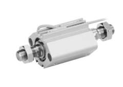 SMC CDQ2WA12-10DCZ. C(D)Q2W, Compact Cylinder, Double Acting Double Rod w/Auto Switch Mounting Groove