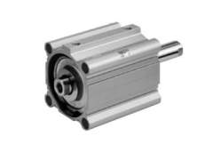 SMC CDQ2WB125-100DCZ. C(D)Q2WB, Compact Cylinder, Double Acting Double Rod, Large Bore w/Auto Switch Mounting Groove