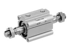 SMC CDQ2WB50-100DZ. C(D)Q2W(*H)*D, Kompaktzylinder, doppeltwirkend, durchgehende Kolbenstange, auch für Niederdruckhydraulik