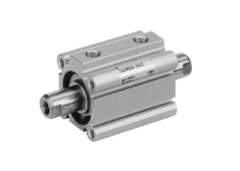 SMC CDQ2KWA40-20DZ. C(D)Q2KW, Compact Cylinder, Double Acting, Double Rod, Non-rotating w/Auto Switch Mounting Groove