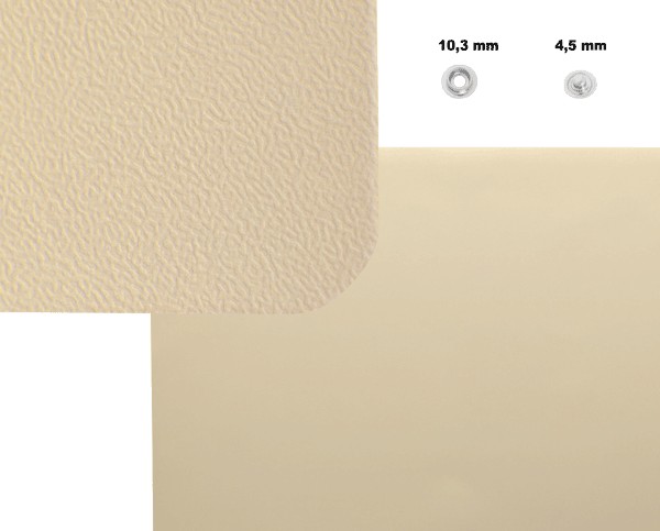 ESD table mat Alfaplan S, beige, snap 2 x 4.5 mm - A1-ESD