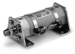 SMC CDG3LN50-100. C(D)G3 Druckluftzylinder, doppeltwirkend, Standardkolbenstange, Kurze Ausführung