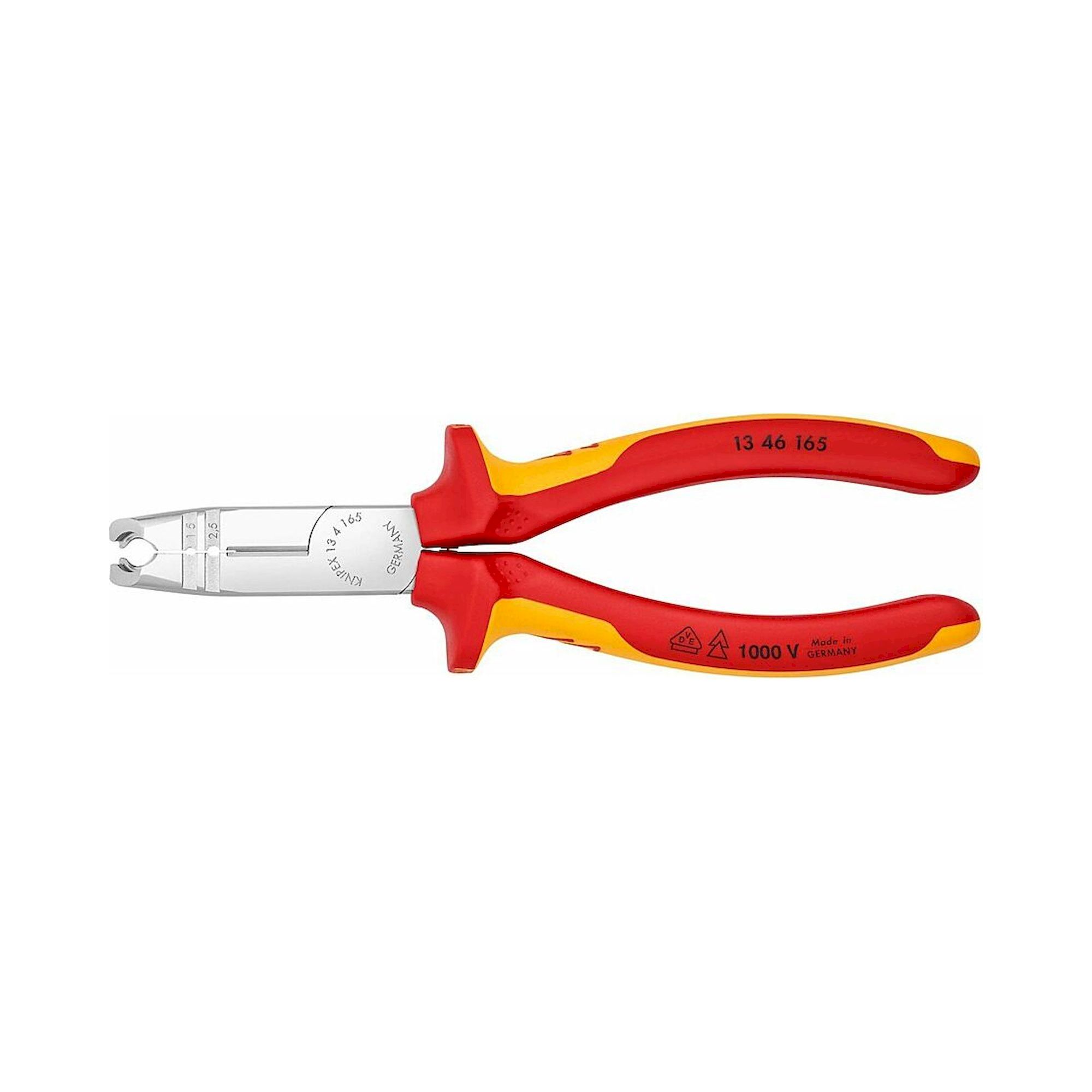 Knipex 13 46 165. Pince à dénuder, chromée, isolée 165 mm