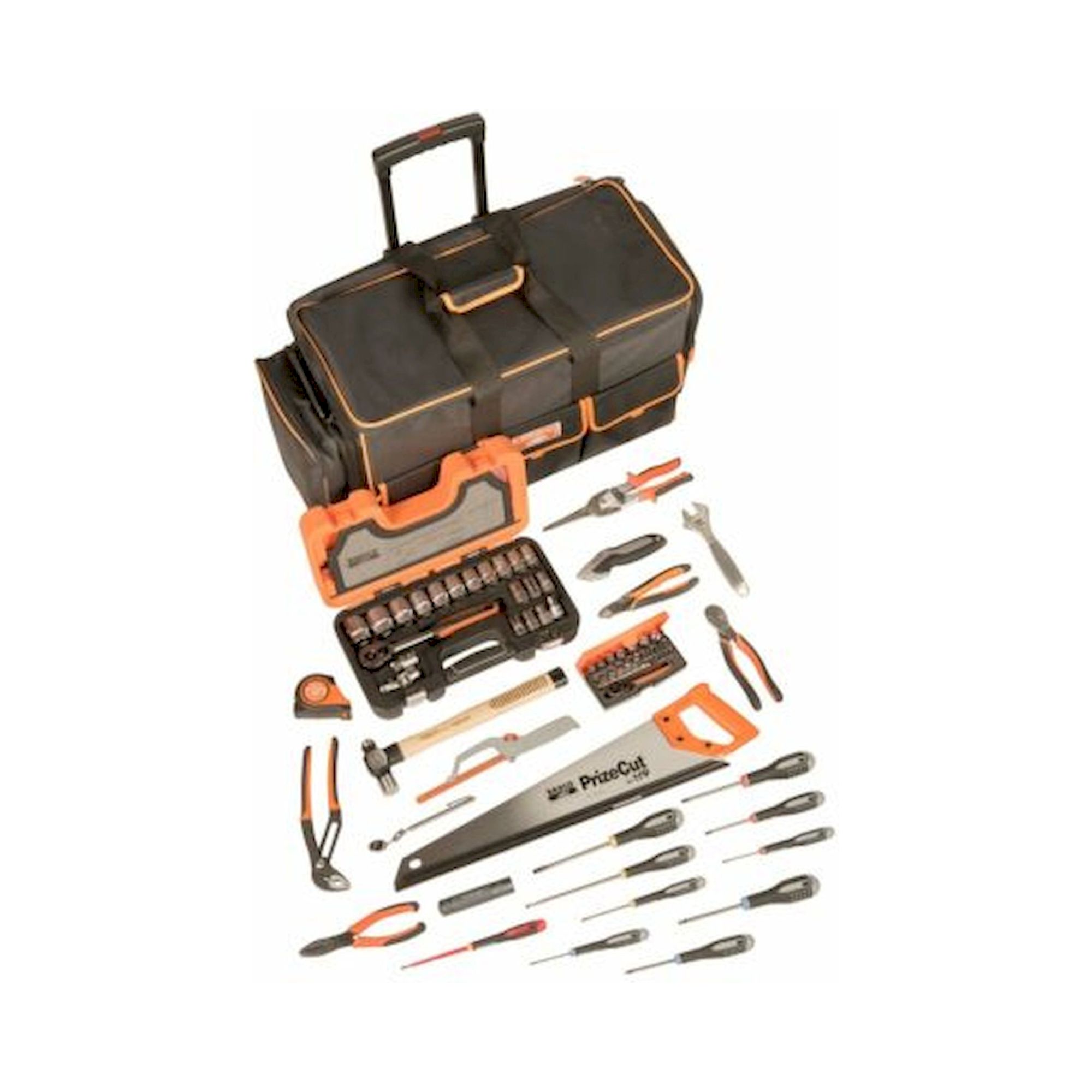 Bahco 4750FB2W-TS001. MRO-Werkzeugsatz in der Textiltasche auf Rädern