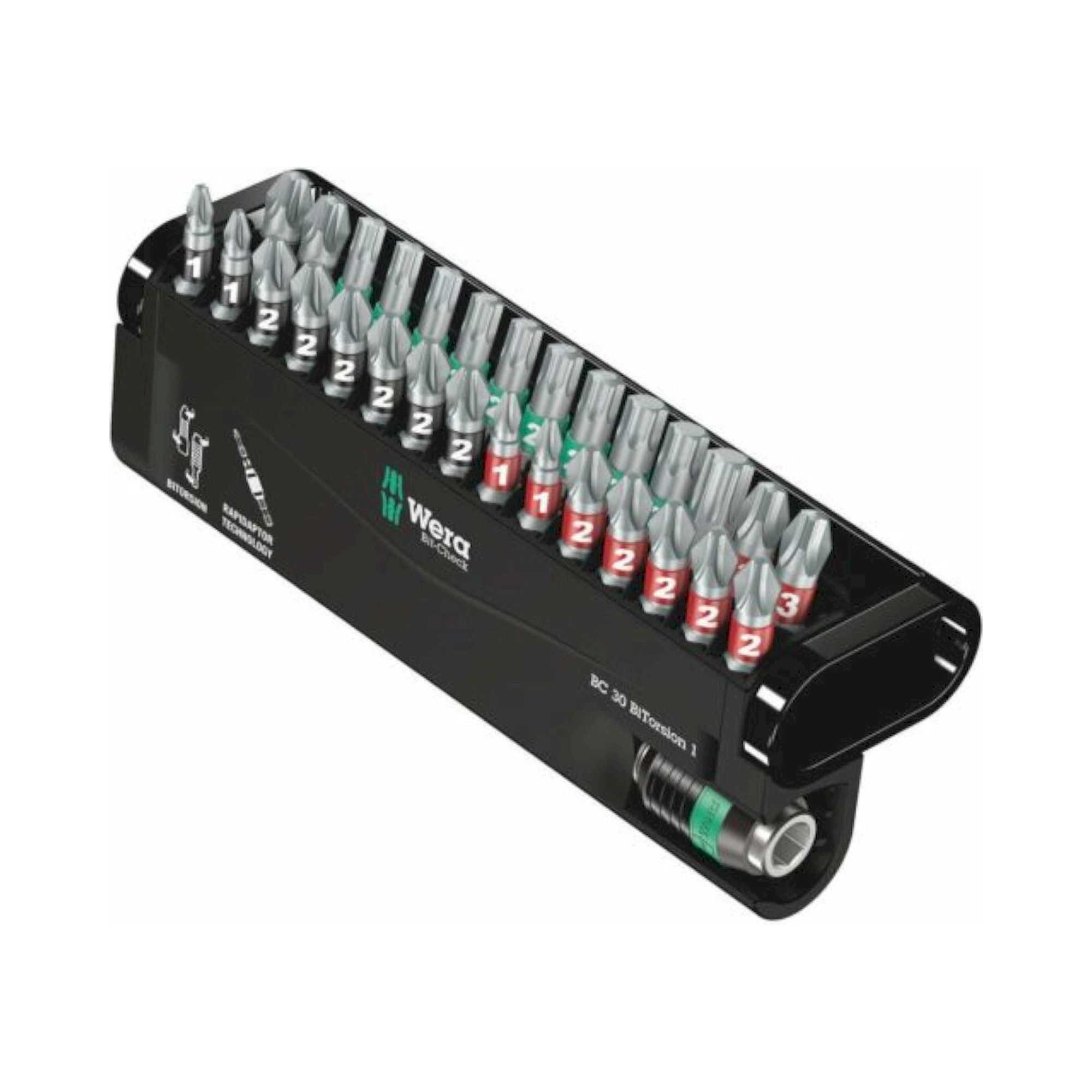 Wera 05057430001. Bit-Check 30 BiTorsion 1, 30-teilig