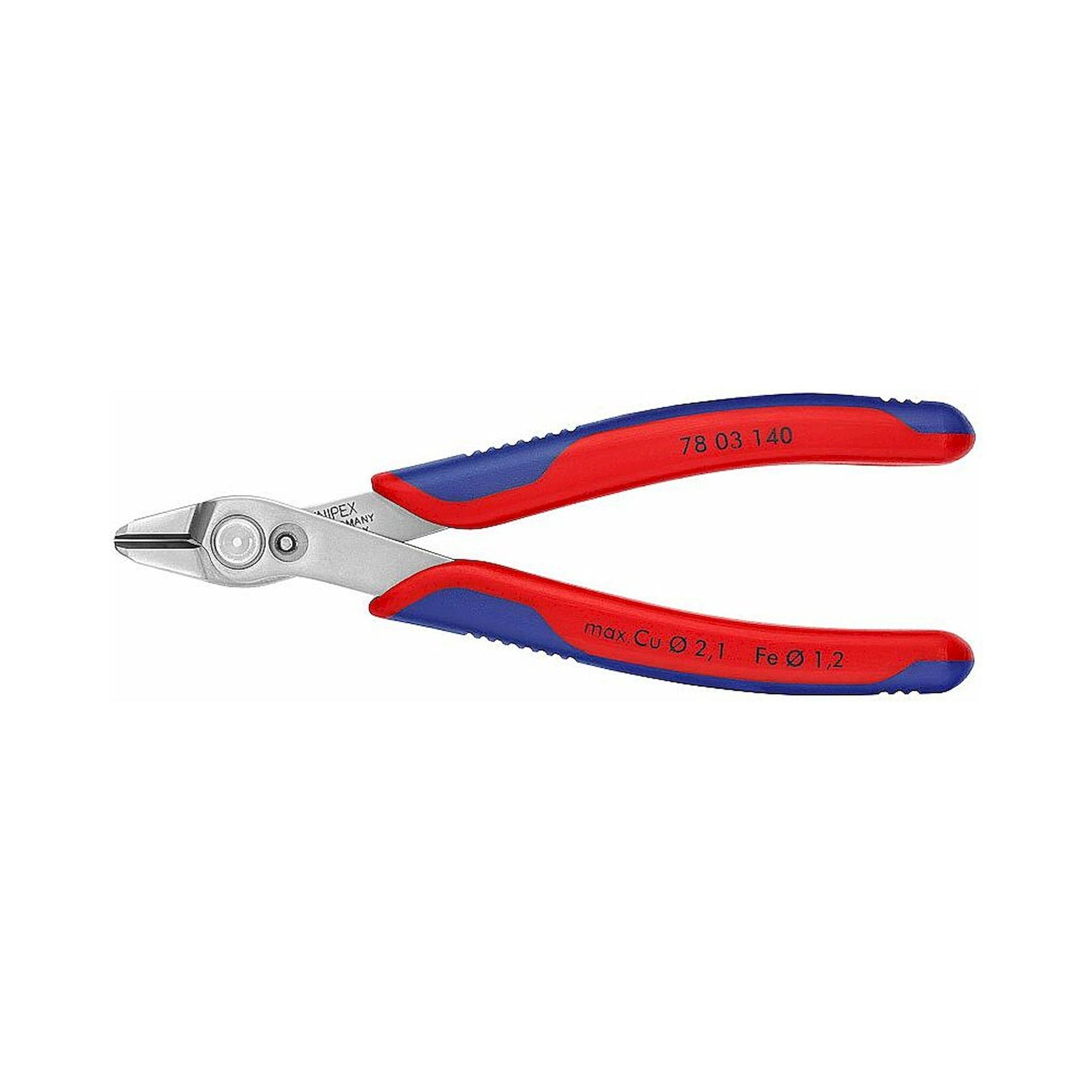 Knipex 78 03 140. Electronic-Super-Knips XL, Seitenschneider, fein, 140 mm