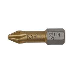 Bahco 62TIN/PH2. 1/4" Schrauber-Bit (TIN), Phillips PH2, 25 mm, 10er Pack