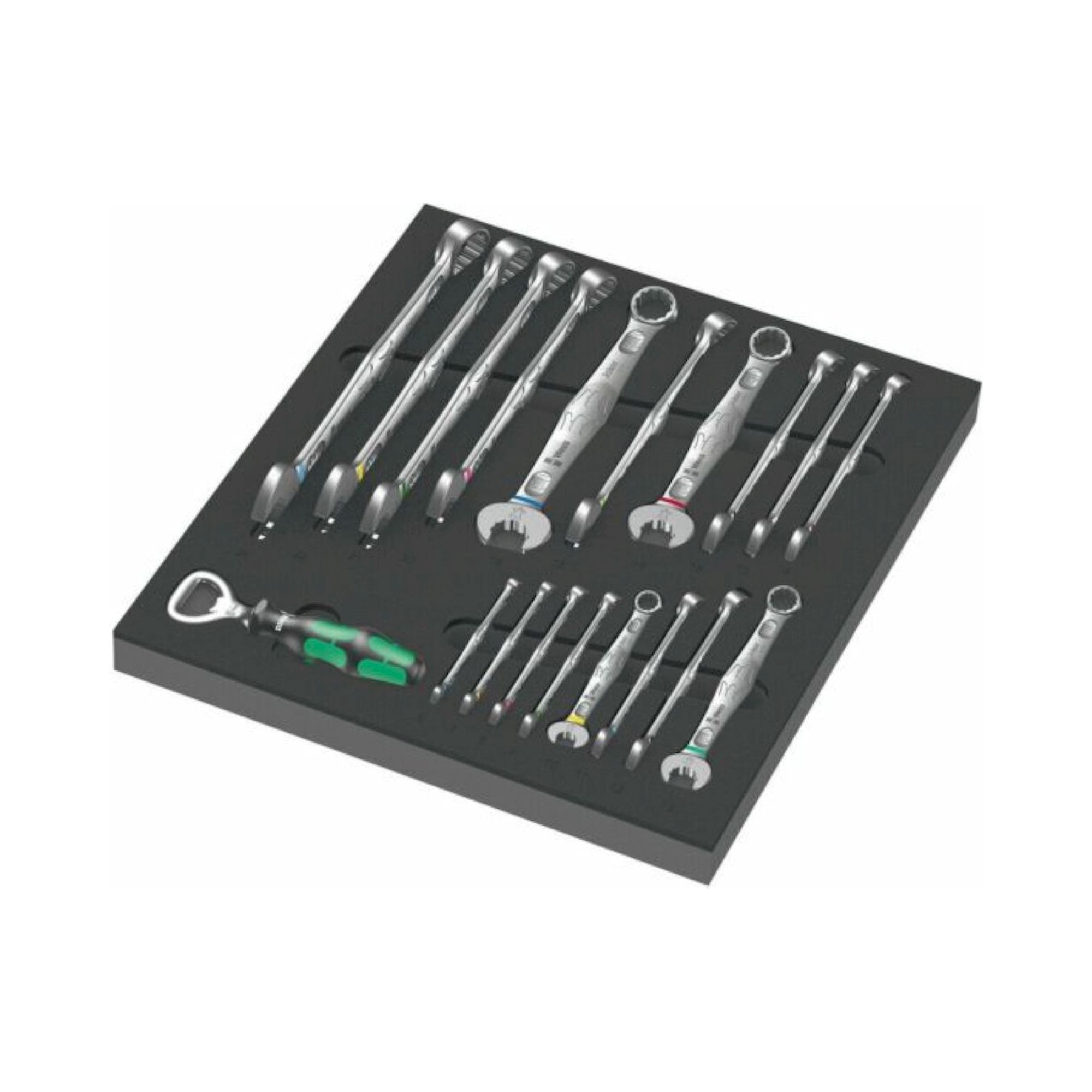 Wera 05150121001. Schaumstoffeinlage 6003 Joker Set 1, 19-teilig
