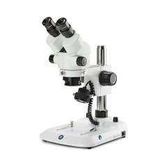 Euromex SB.1702-P. Stereomikroskop StereoBlue EVO 1702-P, binokular, 0,5x - 5,5x Zoom, Säulenstativ, LED-Beleuchtung