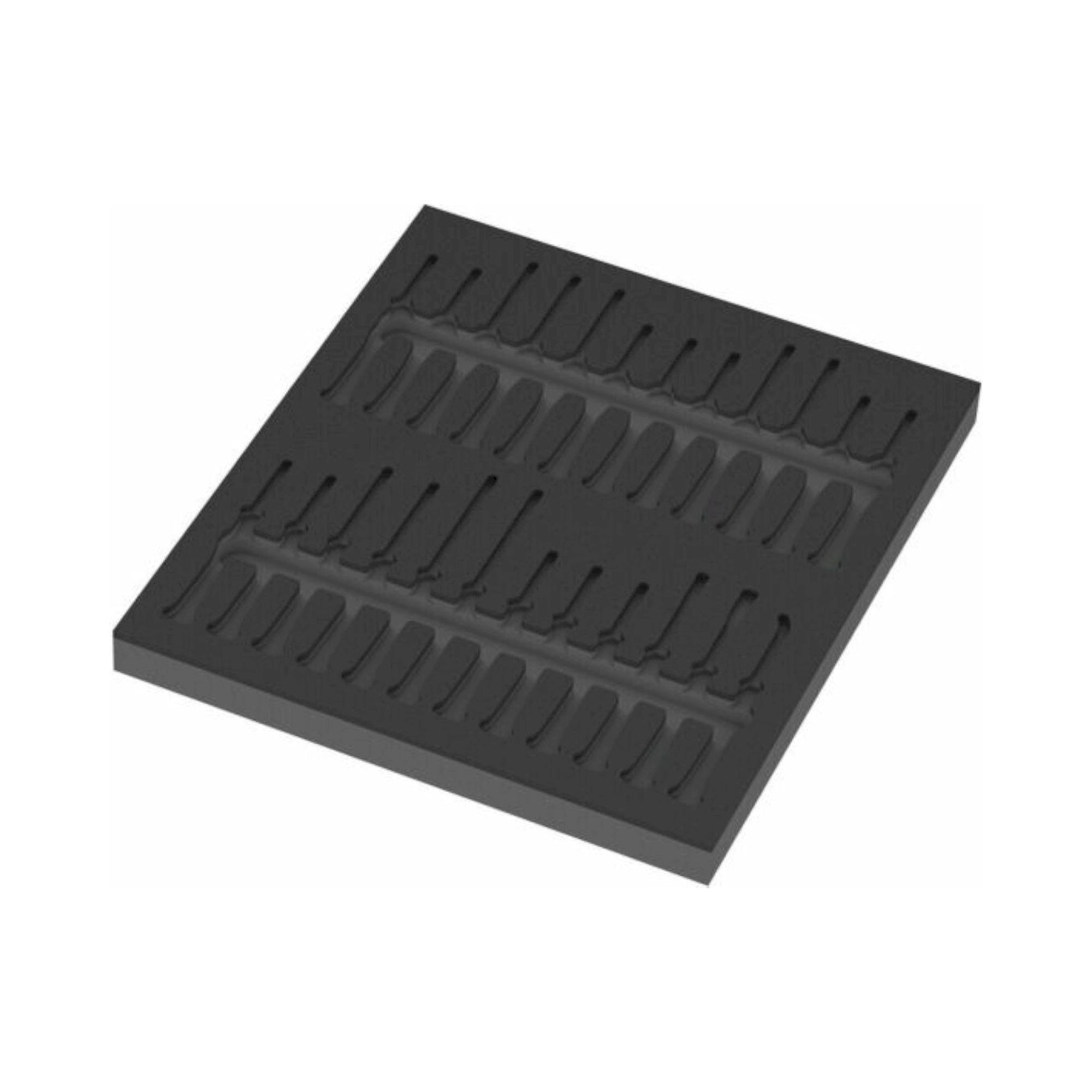 Wera 05137315001. Schaumstoffeinlage Schraubendreher Kraftform Micro Set 1, ohne Werkzeug, 344 x 30 x 392 mm