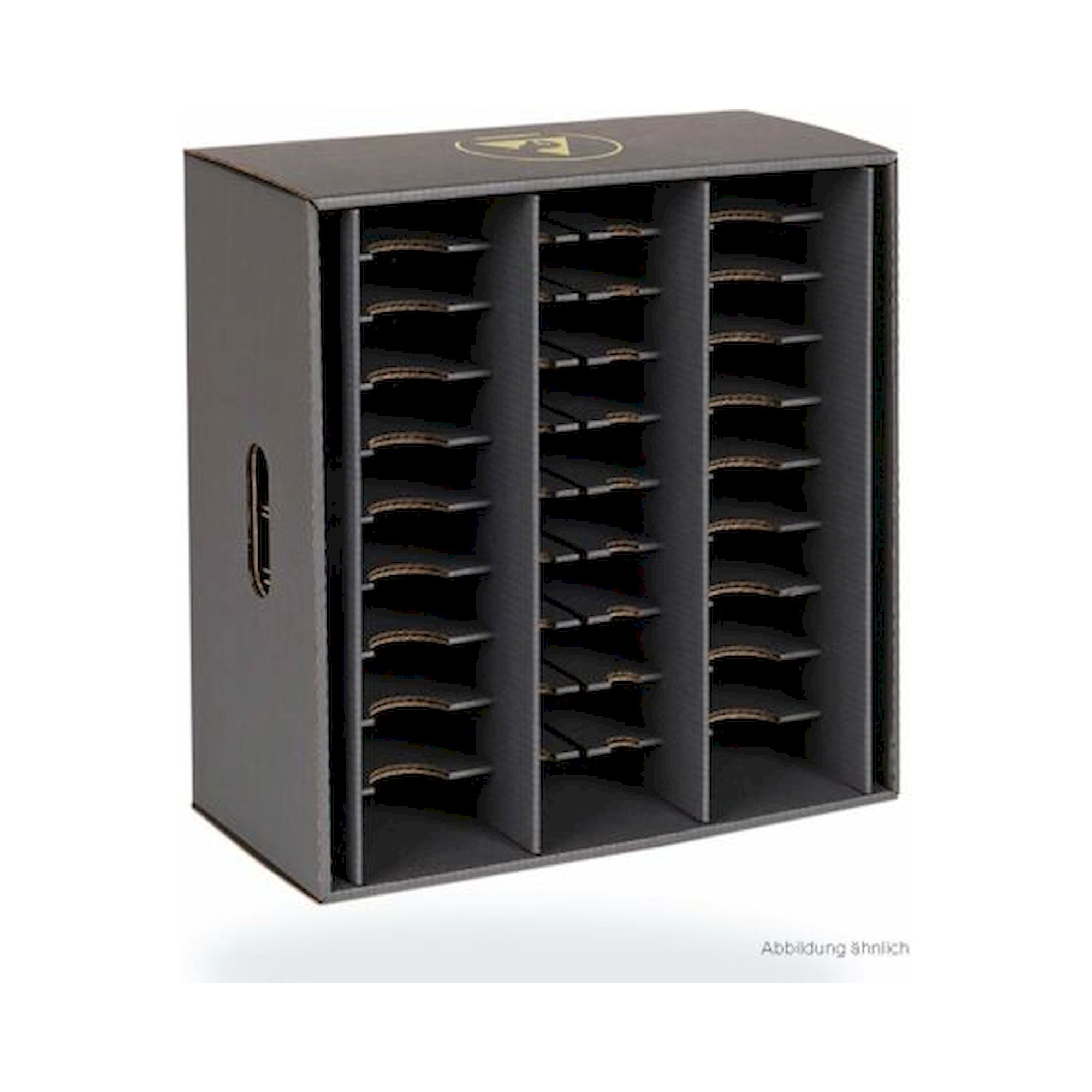 Hans Kolb 10002787-0001. ESD bar container (50-DSC-L), black, longitudinal bar