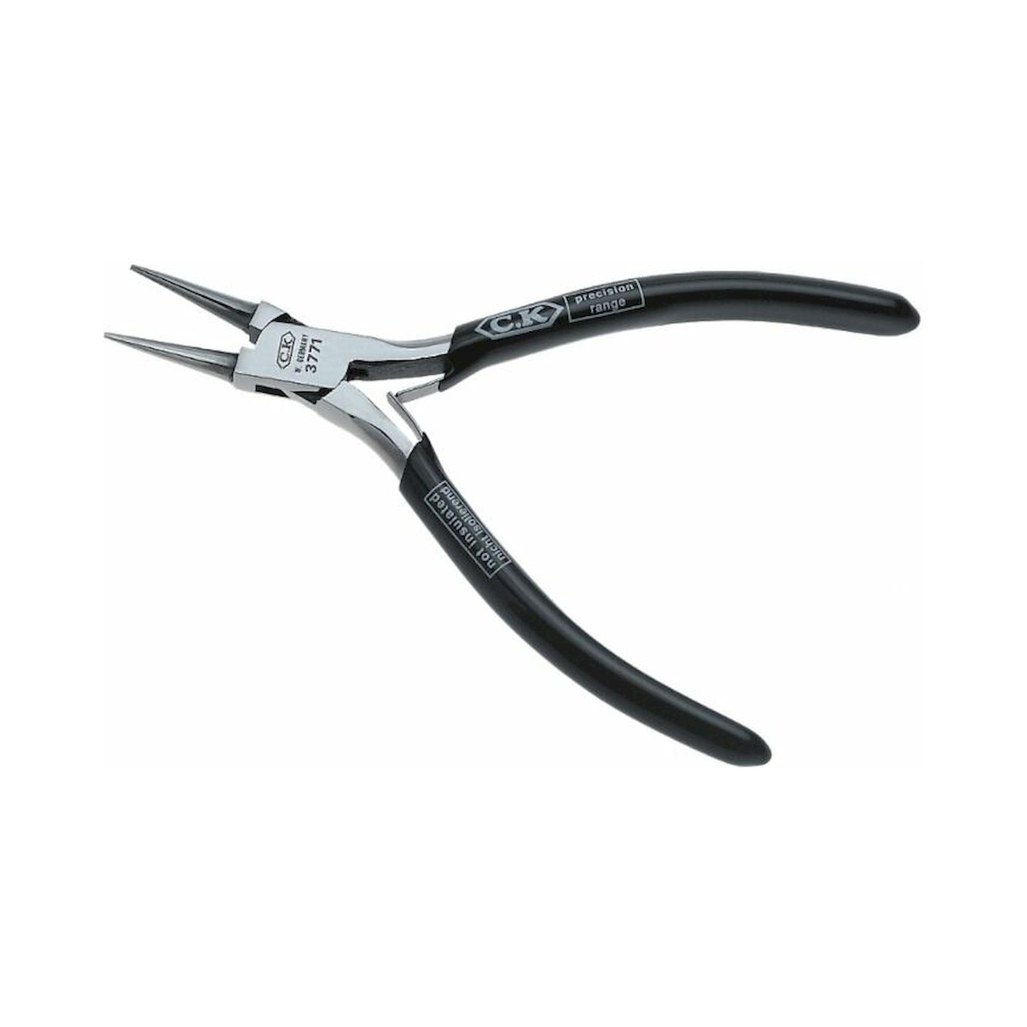 C.K T3771. Precision ro with nose pliers, without cut, 120 mm
