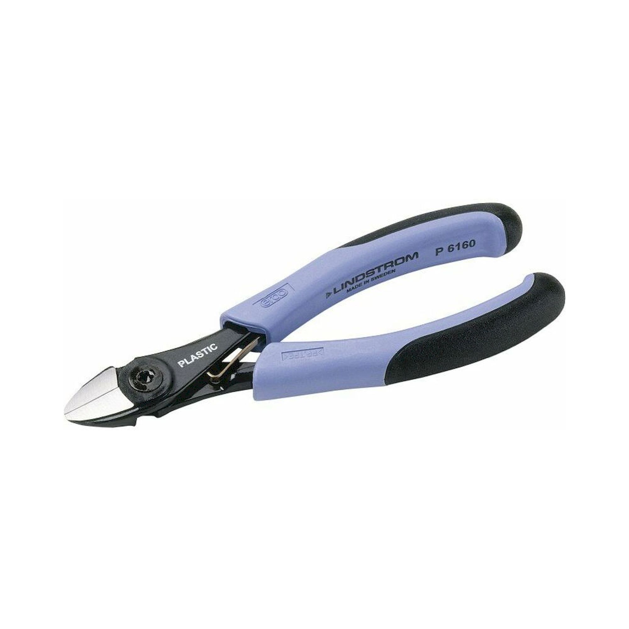 Lindström P6160. ESD side cutters for plastic, ergo, 160 mm, 1.5 mm