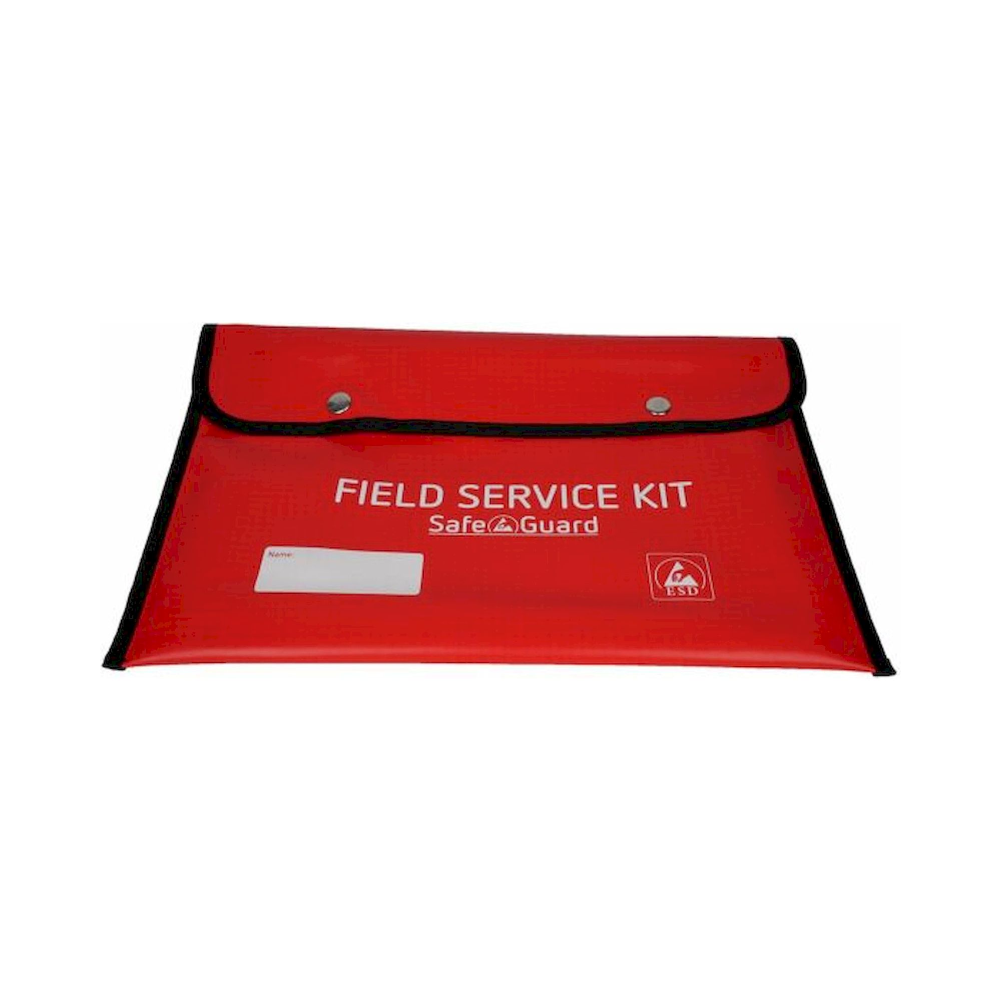 Safeguard SG-SKIT-RO-610X610-4DK. ESD-FIELD SERVICE KIT, ESD-Arbeitsmatte 610 x 610mm, Vinyl, 4 Druckknopfe, rot