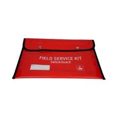 Safeguard SG-SKIT-RO-610X610-4DK. ESD-FIELD SERVICE KIT, ESD-Arbeitsmatte 610 x 610mm, Vinyl, 4 Druckknopfe, rot