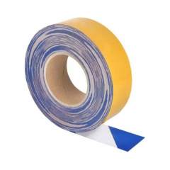 1A Tapes 5125.21.050-10-LI. WT-5125 Bodenmarkierungsband blau/weiß linksweisend 50mm x 10m