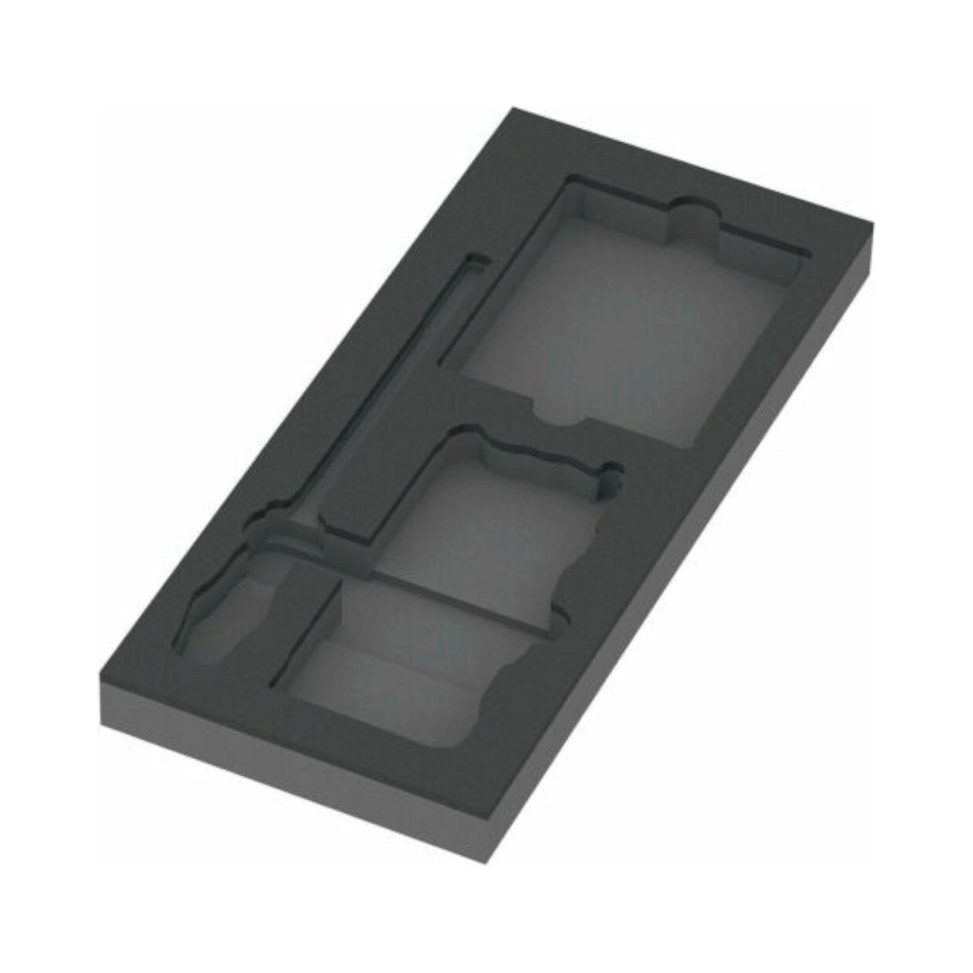 Wera 05137350001. Schaumstoffeinlage Kraftform Kompakt und Tool-Check PLUS Set 1, ohne Werkzeug, 172 x 30 x 392 mm