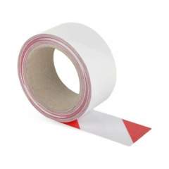 1A Tapes 5229.18.050-15. WT-5229 PET Bodenmarkierungsband rot/weiß 50mm x15m