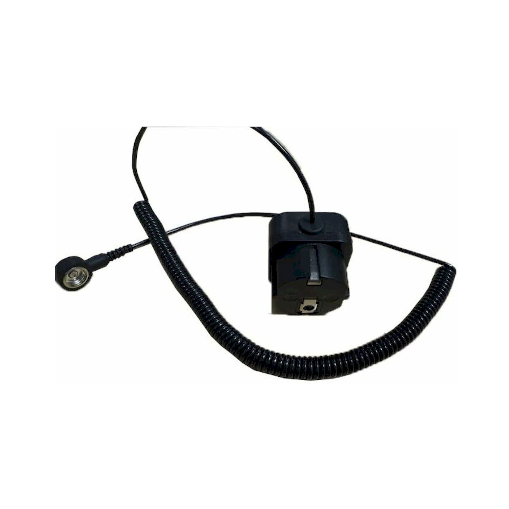 Safeguard SG-EK-SCH-DKST-2600. ESD-Erdungskabel, 2,6m, schwarz