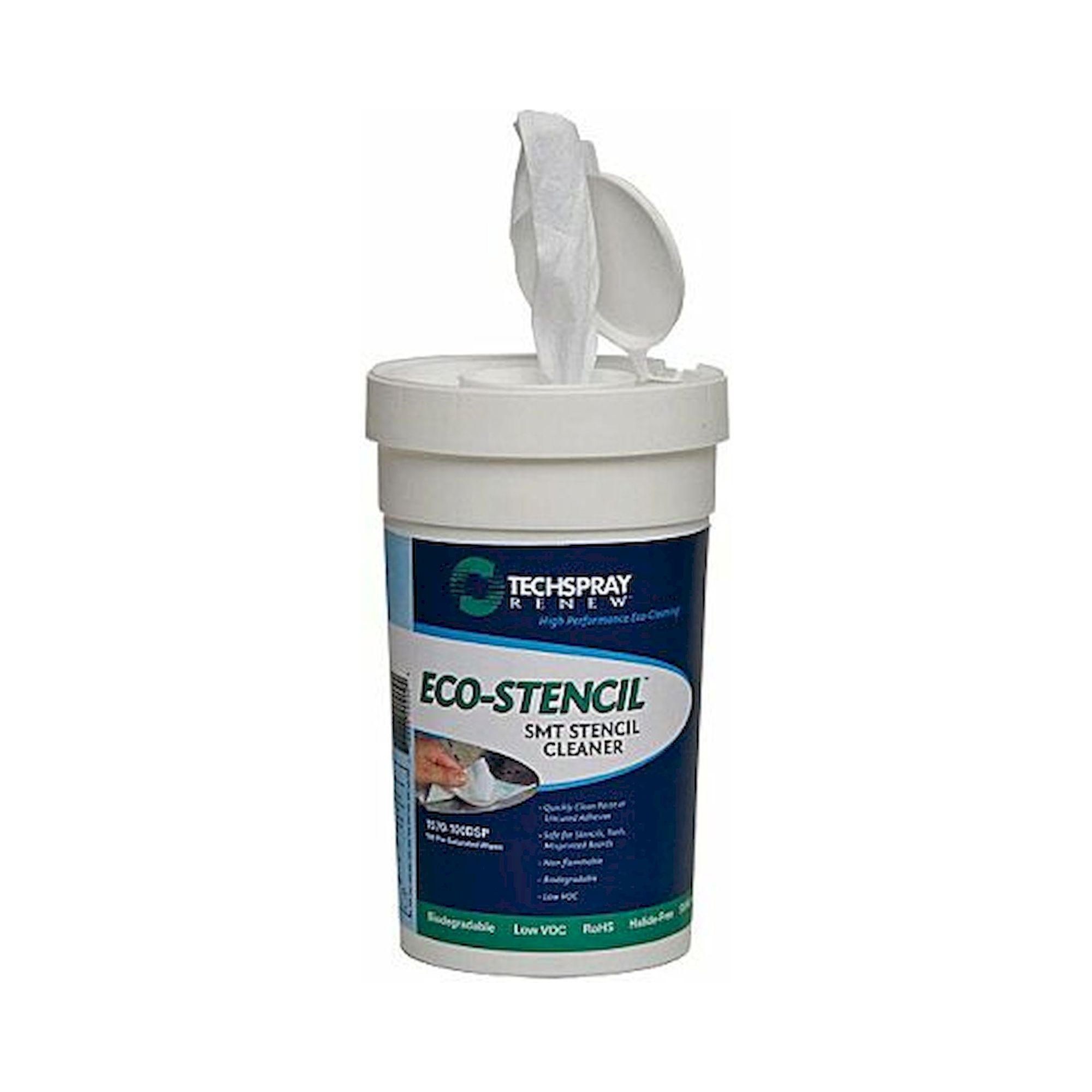 Techspray 1570-100DSP. Schablonen-Reinigungstücher