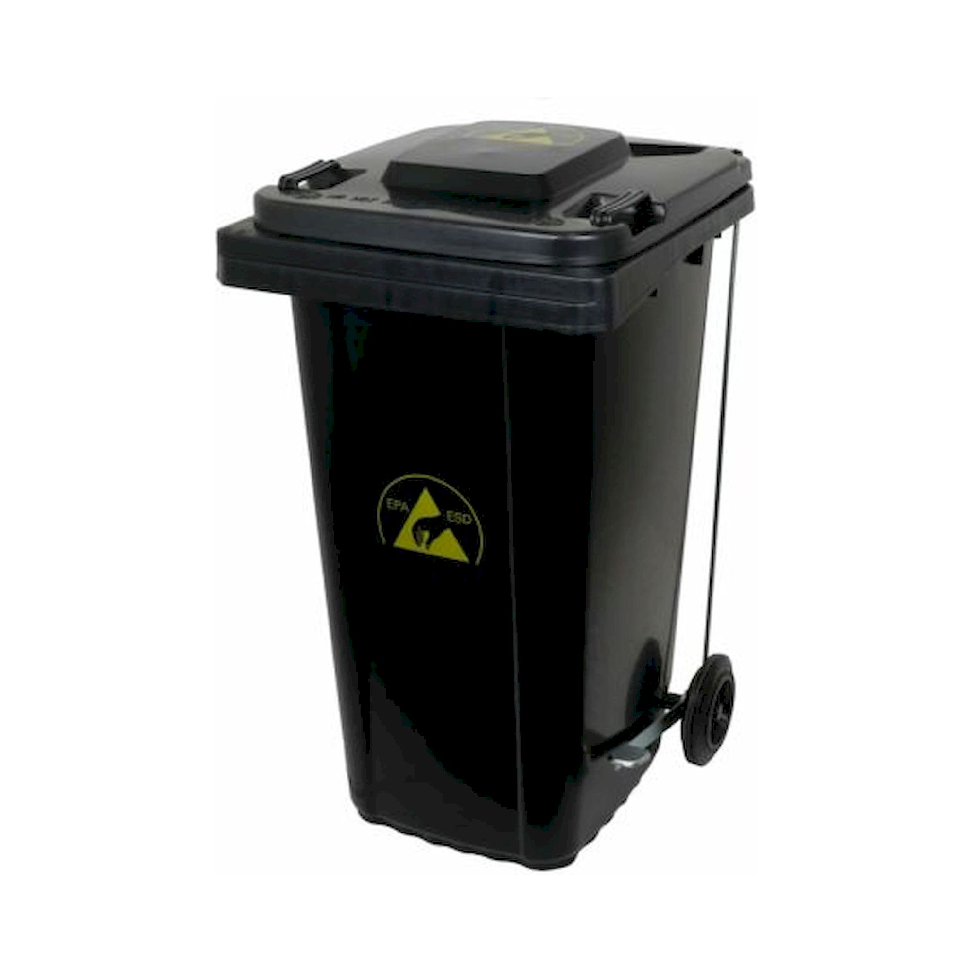 Safeguard WL85604. ESD Mülltonne, 240 Liter, schwarz