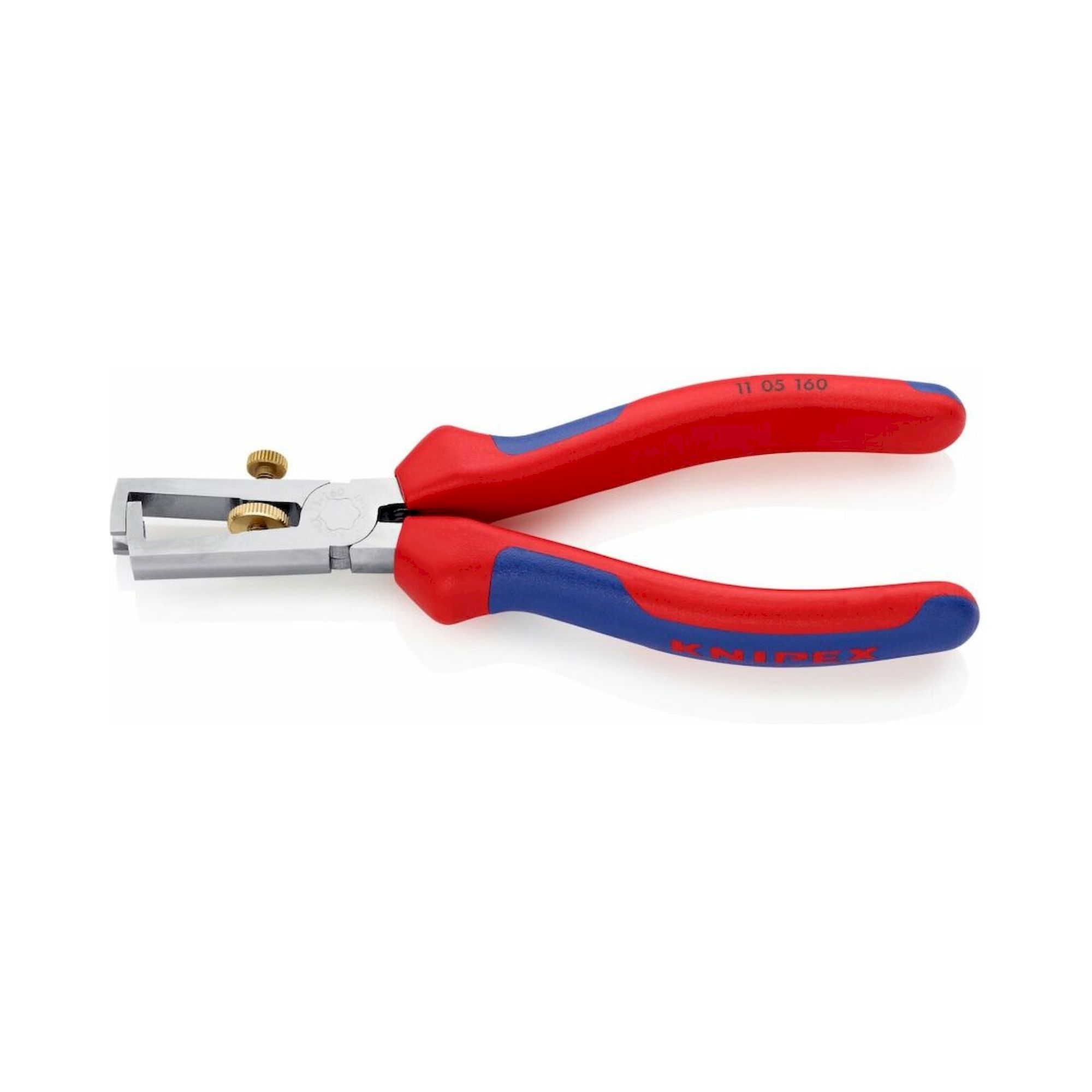 Knipex 11 05 160. Abisolierzangen, universal, verchromt, 160 mm