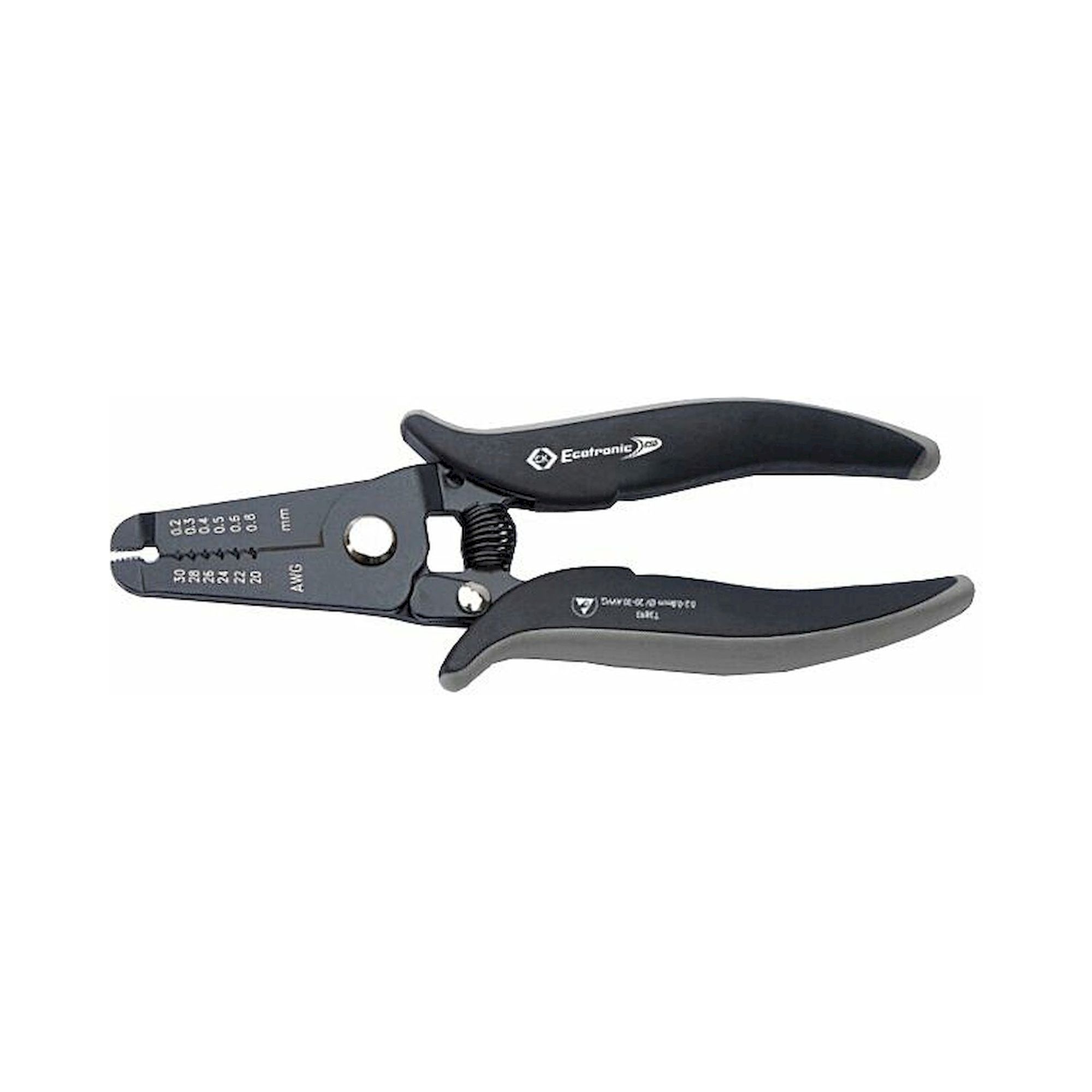 C.K T3893. Ecotronic ESD wire  stripper 0.2 - 0.8 mm d., 168 mm