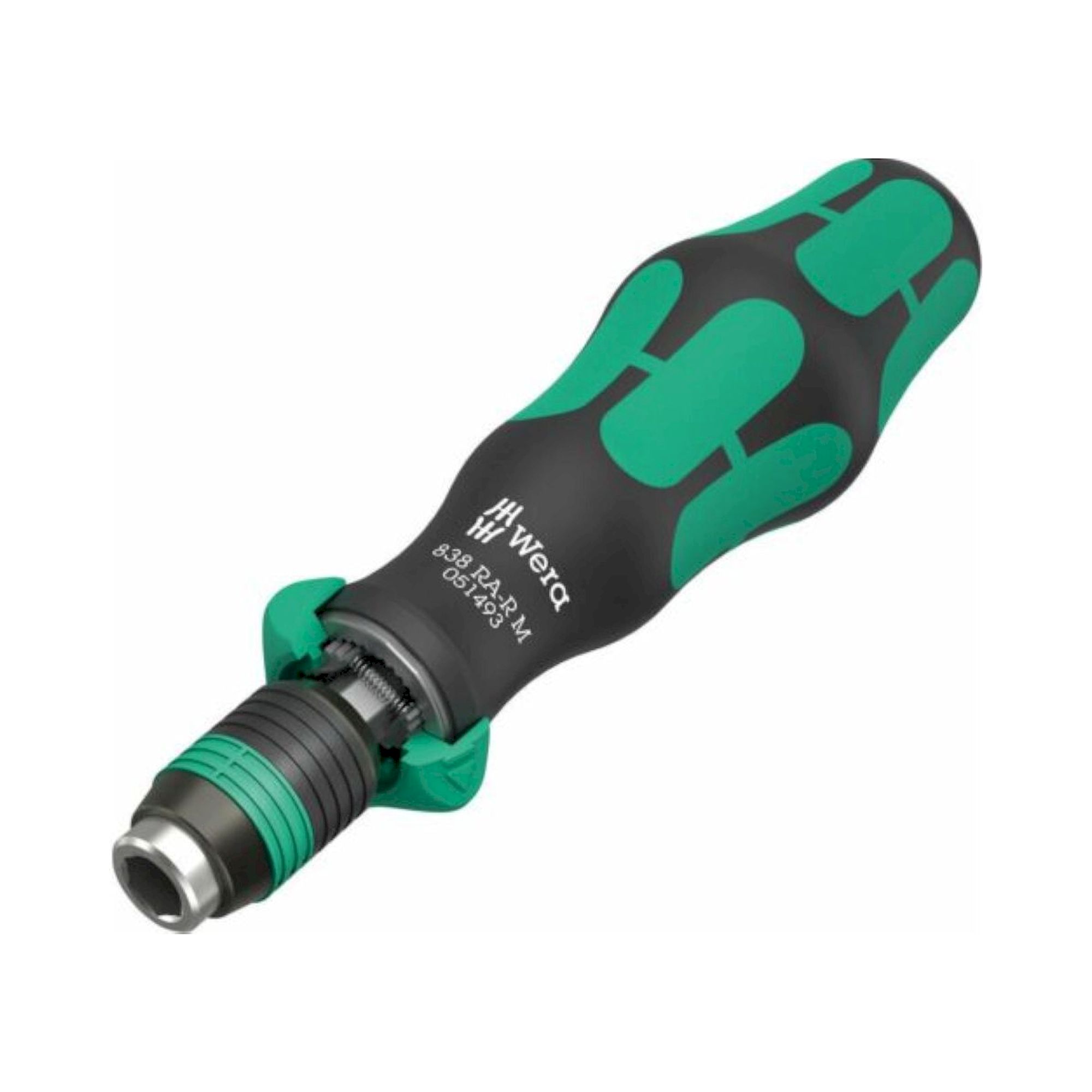 Wera 05051493001. Bits-Handhalter mit Ratschenfunktion, 1/4", 1/4" x 123,5 mm