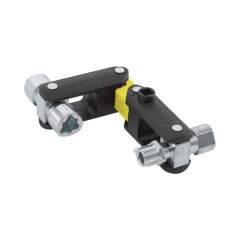 C.K T4456. Schaltschrankschlüssel 8 in 1, kompaktes Design, 360° drehbare Schlüsselköpfe