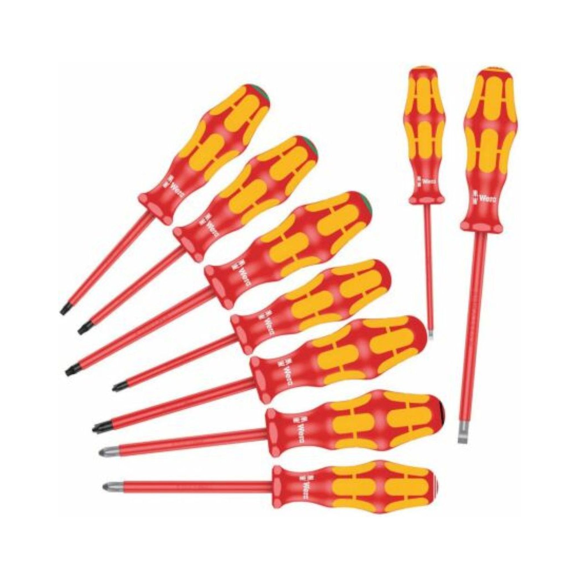 Wera 05133355001. Schraubendrehersatz Kraftform Plus Serie 100, 9-teilig