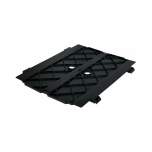 Licefa 2446973. ESD Klappdeckel für Faltkasten, schwarz, 400 x 300 mm