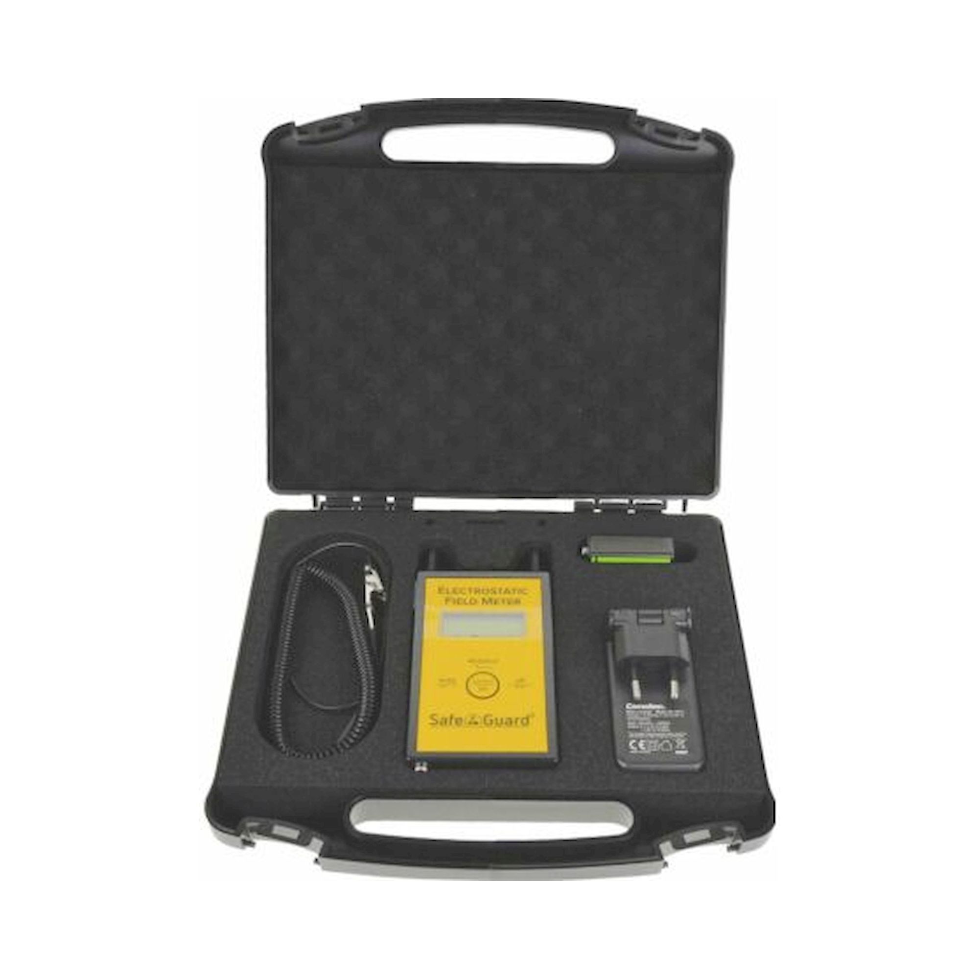 Safeguard SFM PRO ZBS. Safeguard Elektrofeldmeter im ESD-Bereitsschaftskoffer