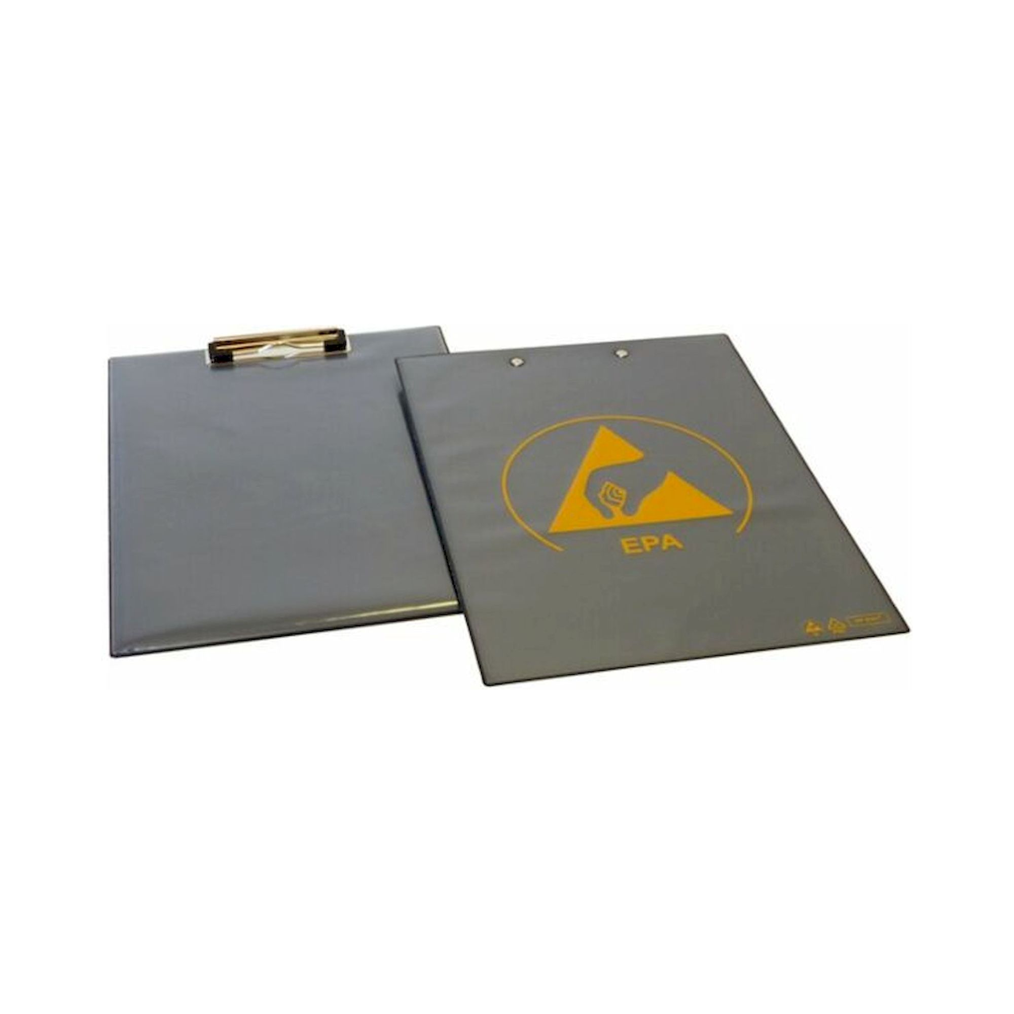 Warmbier 5710.CB.B.NV. ESD Klemmbrett, DIN A4 PVC IDP-STAT, schwarz 235 x 315 mm