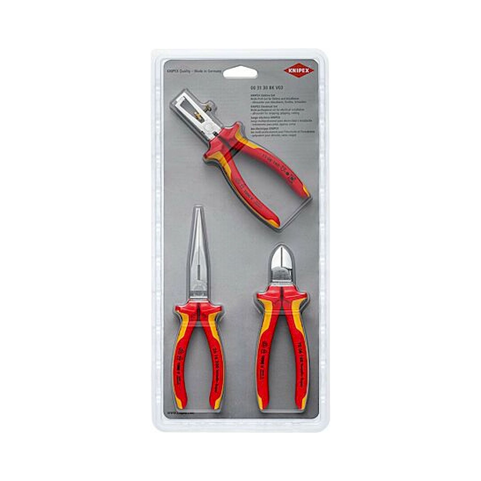 Knipex 00 31 30 BK V03. Elektro-Set