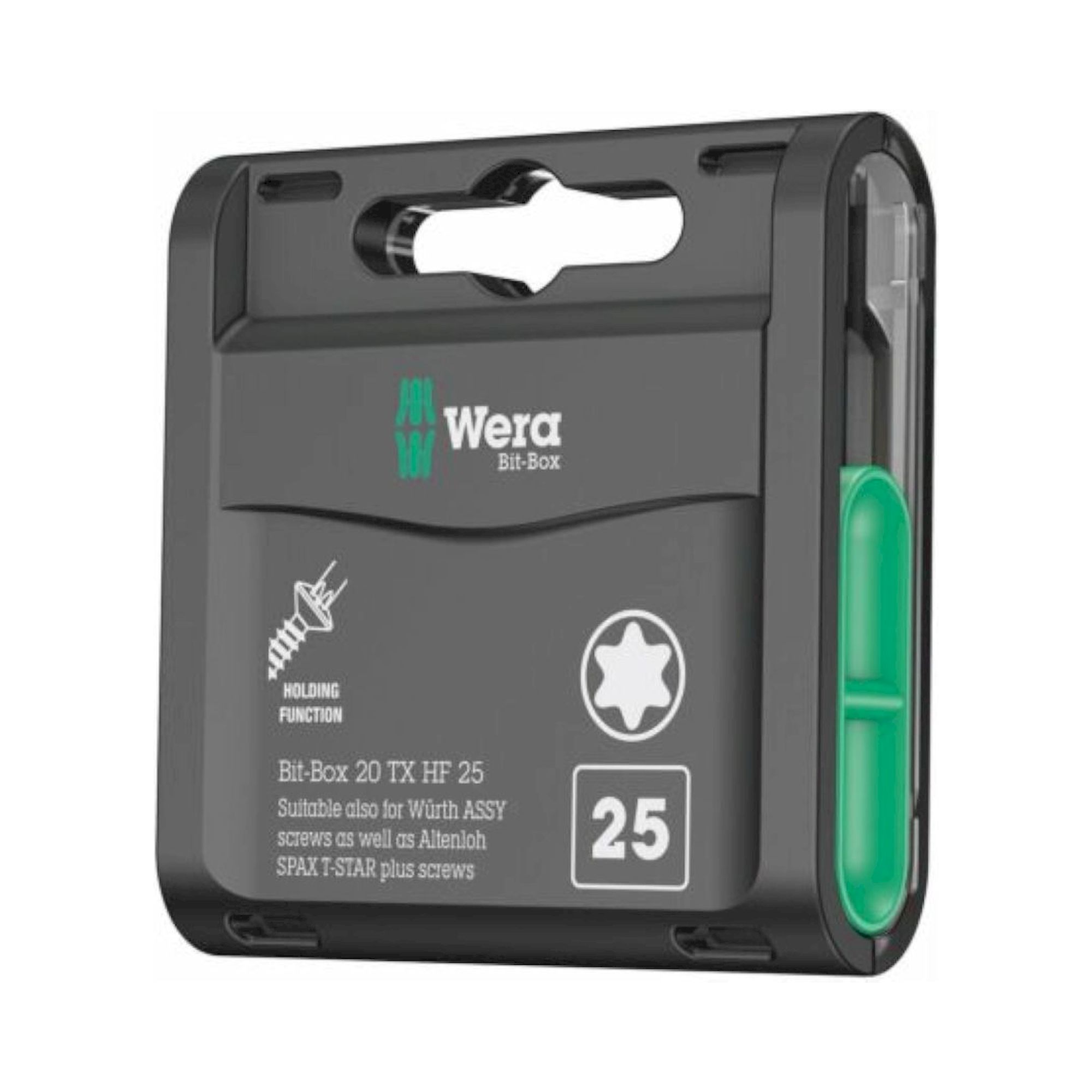 Wera 05057778001. Bit-Box 20 TX HF, TX 25 x 25 mm, 20-teilig