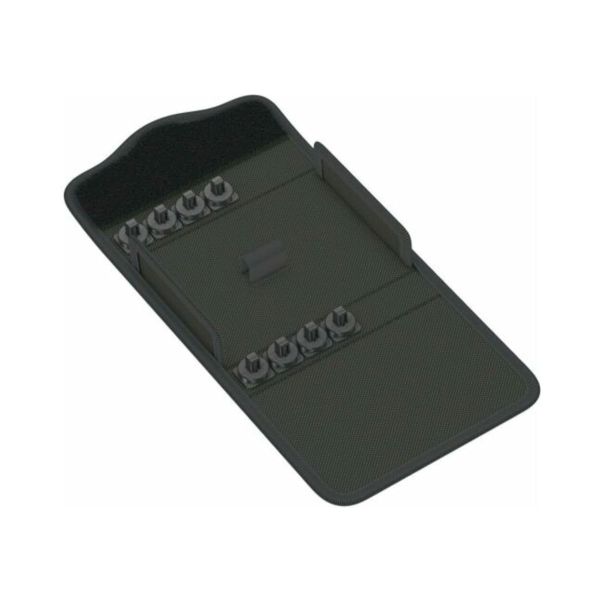 Wera 05136409001. Textile Box Kraftform Kompakt 400 RA, für bis zu 9 Teile, leer, 145 x 25 x 102 mm