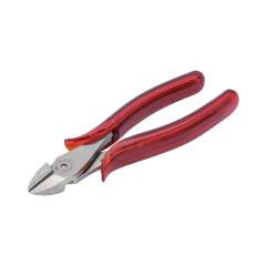 Belzer 2678 B. Seitenschneider mit Celluloseacetat-Griffen, vernickelt und verchromt, für Piano-Draht, 200 mm