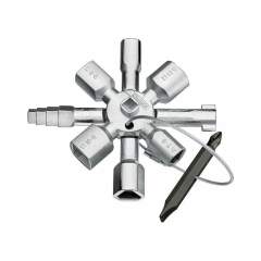 Knipex 00 11 01. Universal key TwinKey, for common cabinets and shut-off system