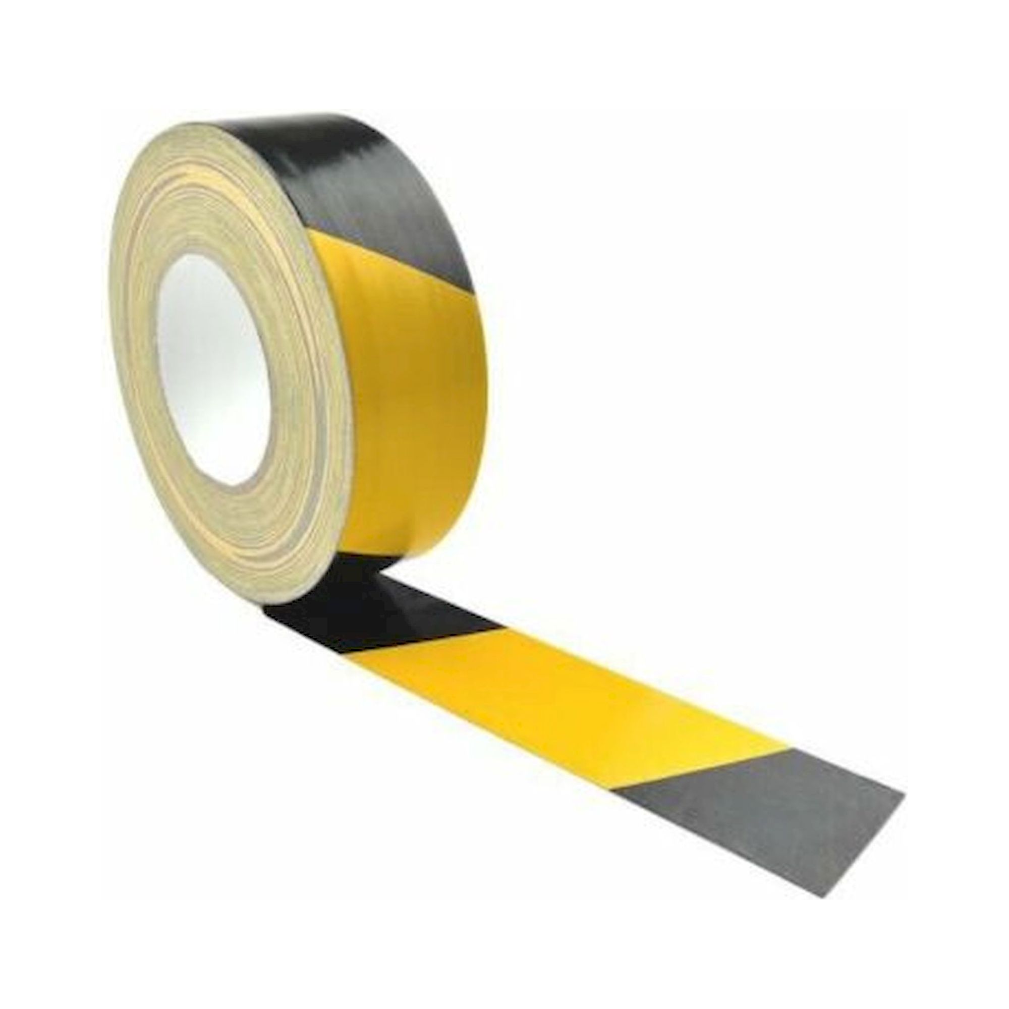 1A Tapes 5561.17.075-REKB. WT-5561 Gewebeband gelb/schwarz rechtsweisend 75mm x 50m