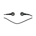 Safeguard SG-EK-SCH-2DK-150. ESD-Erdungskabel, schwarz, 2mm Druckknopf, 0,15m