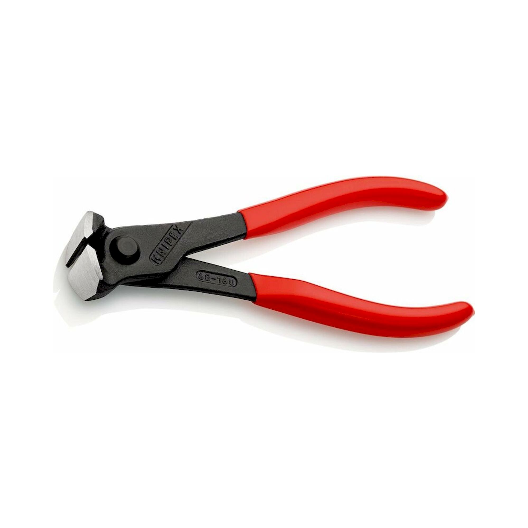 Knipex 68 01 160 SB. Vornschneider mit Kunststoff überzogen, schwarz atramentiert, 160 mm (SB-Karte/Blister)