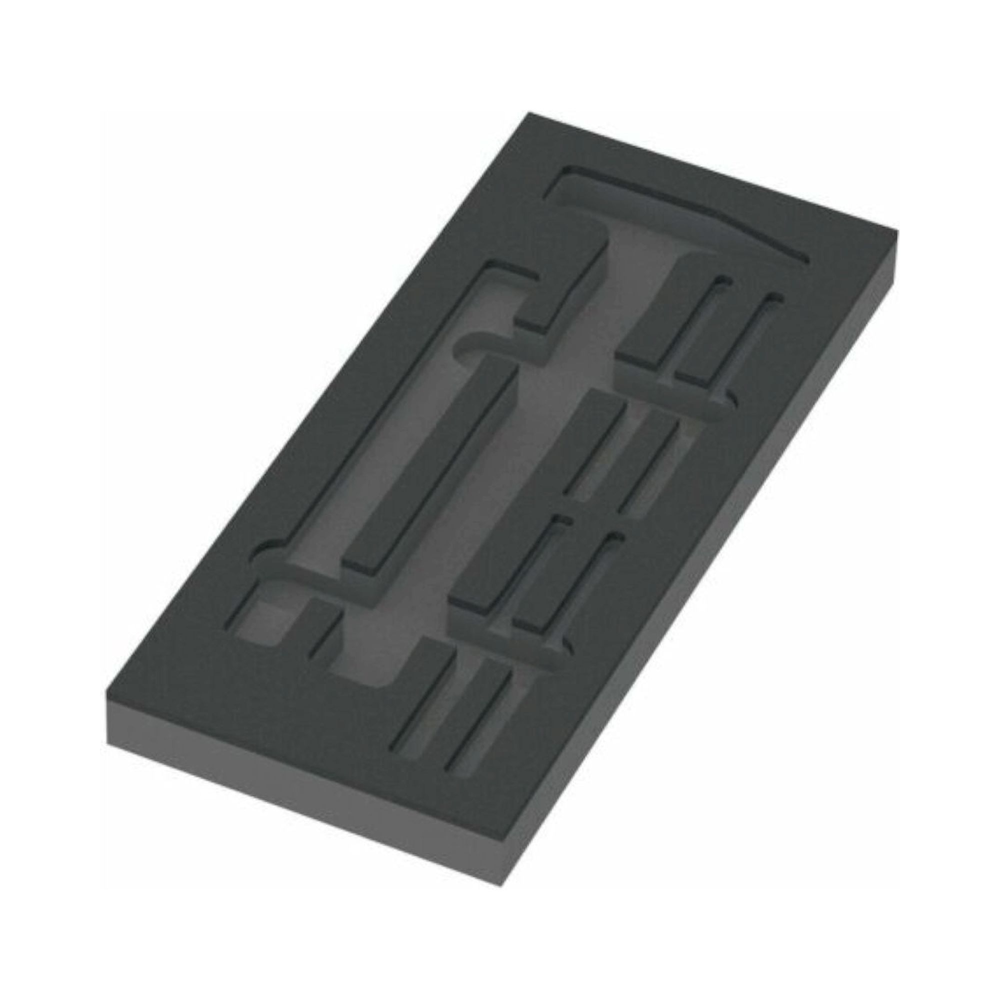 Wera 05137382001. Schaumstoffeinlage Hammer Set 1, ohne Werkzeug, 172 x 30 x 392 mm