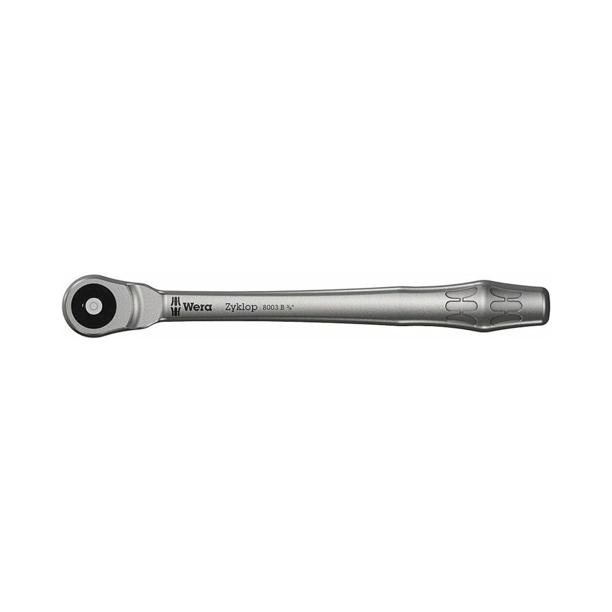 Wera 05004033001. Metal-Knarre mit Durchsteckvierkant mit 3/8"-Antrieb, 3/8" x 222 mm