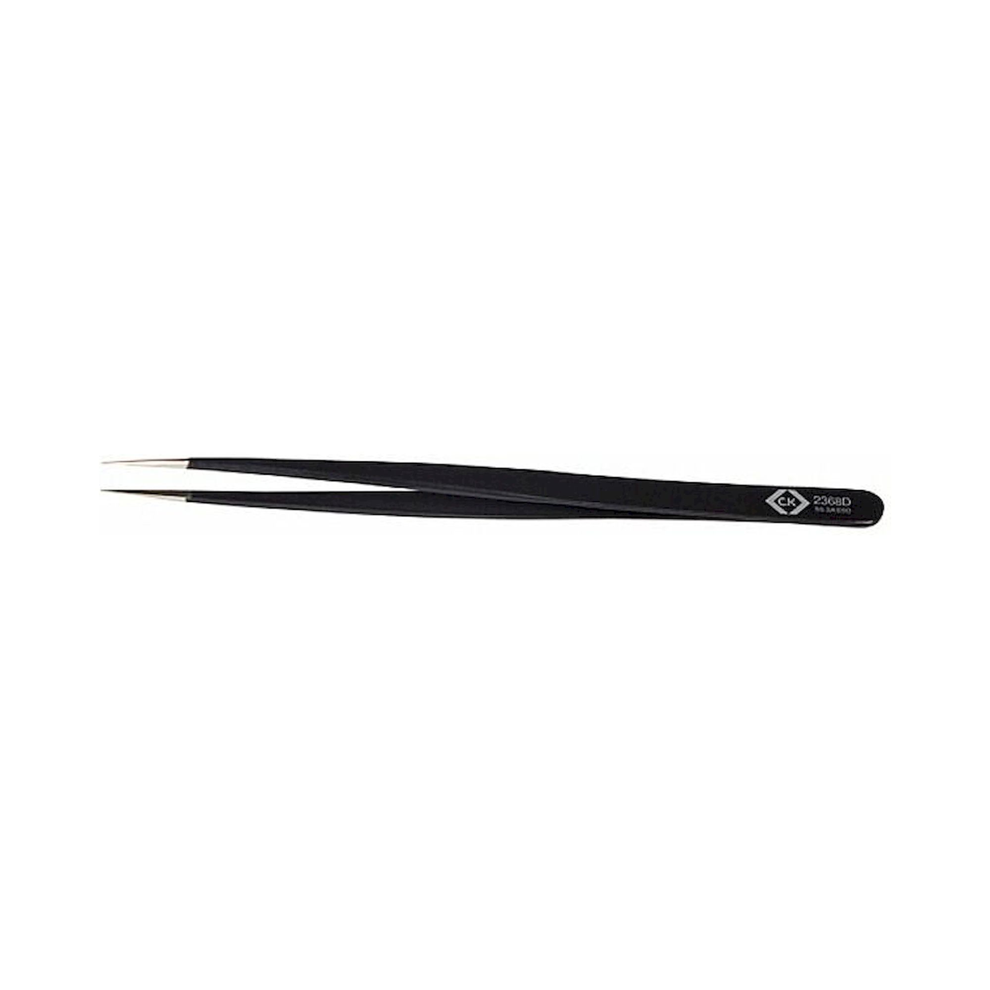 C.K T2368D. ESD precision tweezers SS.SA ESD, 140 mm