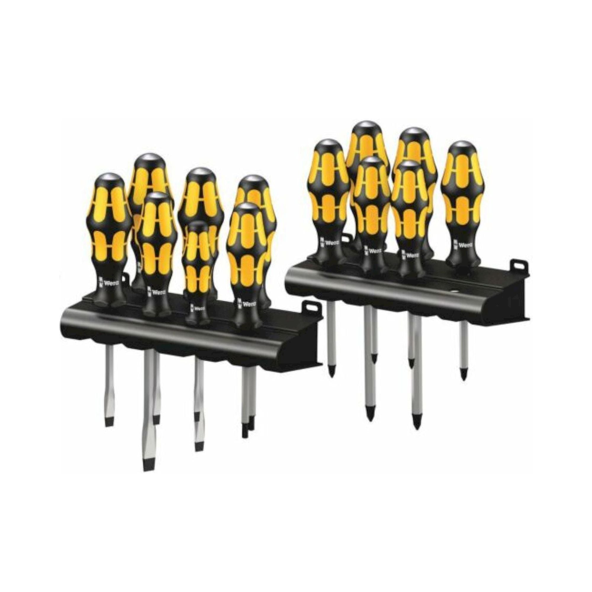 Wera 05133285001. Schraubendrehersatz Kraftform Wera: Der Schraubmeißel + Rack, 13-teilig