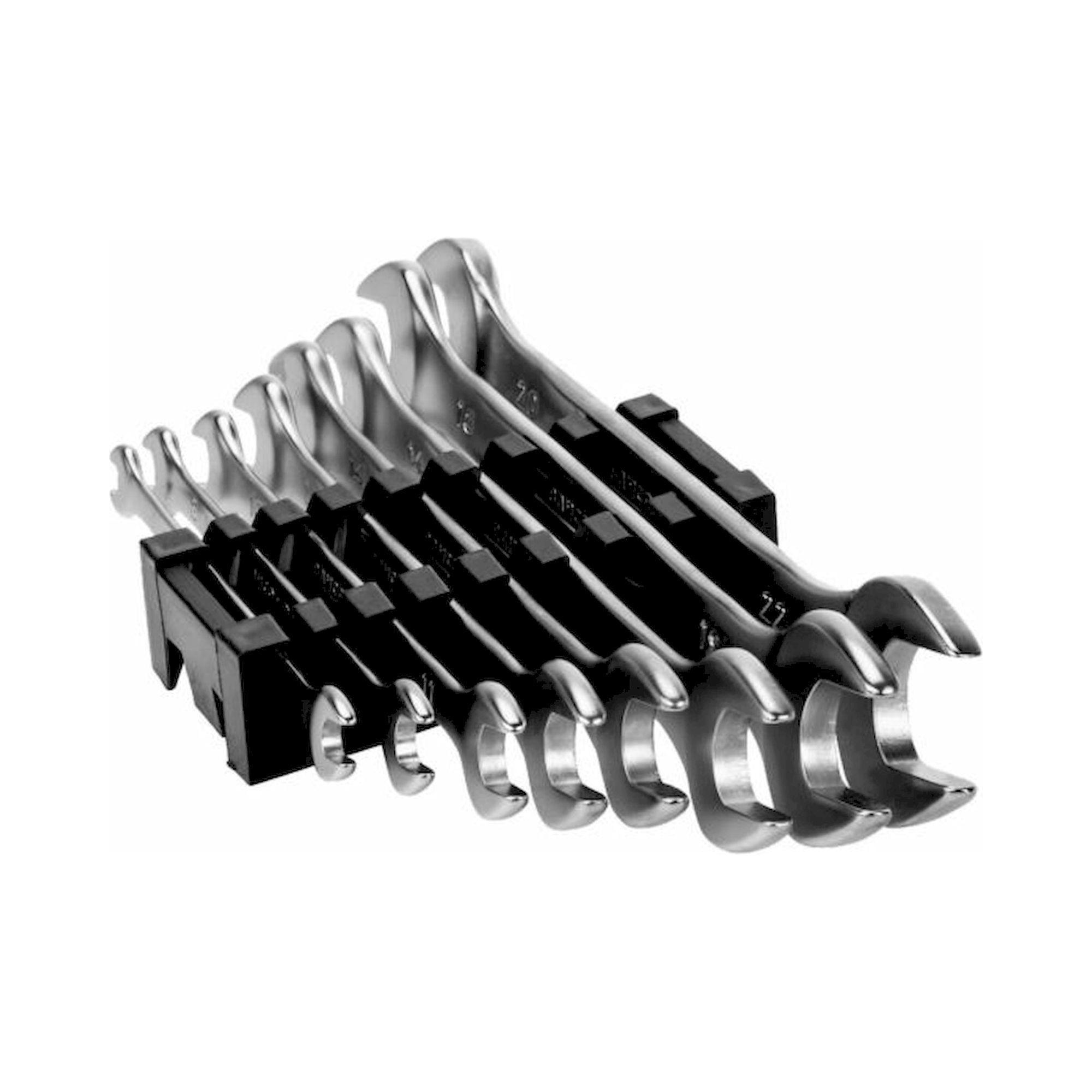 Bahco 6M/8C. Doppelmaulschlüssel-Satz, metrisch,8-teilig